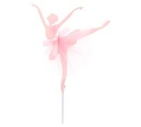 5 Pz Topper Per Cupcake Di Compleanno Topper Cupcake Per Muffin Plettri Per Cupcake Balletto Glitter Cappello a Cilindro Per Ballerine Topper Per Muffin Forniture Per Feste Ragazza