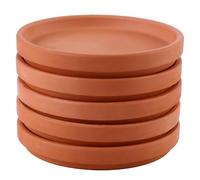 5 Pz Vassoio Per Fioriera in Terracotta Sottovaso Vassoi Per Piante Per Vasi Mini Vasi Di Terracotta Picchetti Decorativi Per Vasi Di Fiori Acqua Grande Vaso Di Fiori Il Piatto