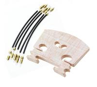 5 Pz Violino Coda Gut Coda Cord Gut Cord Nylon Con Ponte Violino Acero 4/4 Dimensioni Violino Montato Ponte Parti