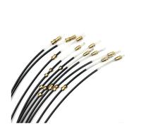 5 pz Violino Filo di Nylon Tailgut 4/4 3/4 1/2 1/4 1/8 Tailcord Gut Cord Violino Nylon End Corda Coda Parti di violino(1 2-1 4)