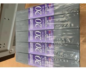 5 pz X Maxell B-20M BQ Betacam SP 24 min. piccolo