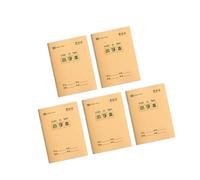 5 quaderni da 4,92 x 6,89 pollici con 16 fogli ciascuno, per matematica cinese