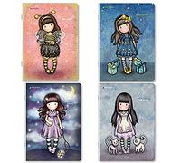 5 Quaderni Maxi A4 100g 24ff per scuola elementare media e superiore Compatibile Santoro e Gorjuss