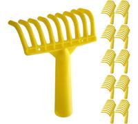 5 Rastrelli in Plastica, Pettine a 9 Denti per Raccolta Olive Con Foro Universal