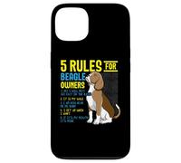 5 regole per i proprietari di Beagle Dog Lover Puppy Paw Love Custodia per iPhone 13