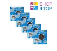5 RENATA 390 SR1130SW batteries Argento 1.55V Orologio Scadenza 2026 10BL Nuovo