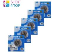 5 RENATA 391 SR1120W BATTERIES Argento 1.55V Orologio Batteria Exp 2025 Nuovo