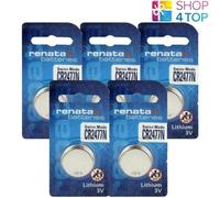 5 Renata CR2477N Litio batteries 3V Cella Moneta Bottone Svizzera Fatto Exp 2030