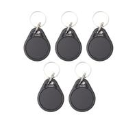 5 RFID Tag Portachiavi, Targhette Proximity Programmabili per MCT Android, Smart ID Carta Chiave RFID per Controllo Accessi, CUID UID Modificabile, Compatibile con Sistemi NFC