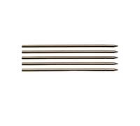 5 ricariche per mini micro penna, inchiostro nero, punta da 0,8 mm, tipo D1, compatibili con penne elettromagnetiche come Wacom, Lenovo Yoga Book, Youdao, Xiaomi, Lianxiang e molti altri