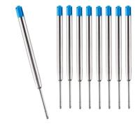 5 ricariche per penne a sfera Parker, lunghe 9,9 cm, colore blu, compatibili con tutte le penne a sfera Parker, punta media da 0,7 (5)