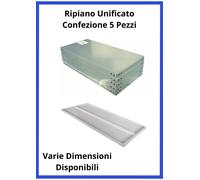 5 Ripiani per Scaffali Metallo Rinforzati Montaggio Scaffalatura a Bulloni Ganci