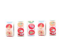 5 Rolls Adesivi Di Sigillo Piccole Etichette Adesive Autoadesivi