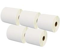 5 Rotoli 100mm x 50mm Etichette termica diretta compatibili per Zebra GK420d GK420t GC420d GX420d GX420t GC420t GX430t GT800 LP2844 TLP 2844 CL-S521 CL-S621 CL-S631 (1000 Etichette per Rotolo)