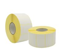 5 ROTOLI da 1800 ETICHETTE TERMICHE 50x30 Foro 40 mm ADESIVE QUALSIASI STAMPANTE