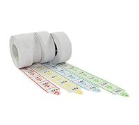 5 rotoli da 2000 tickets per eliminacode - coda di rondine - alfa numerate VERDE