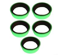 5 rotoli di nastro per luce notturna per scale e cortile, nastro in PE fluorescente al buio per migliorare la visibilità notturna e la sicurezza su più superfici (1,5 cm verde)