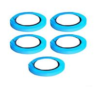 5 rotoli di nastro per luce notturna per scale e cortili, nastro in polietilene fluorescente al buio, per migliorare la visibilità notturna e la sicurezza su più superfici (1 cm, blu)