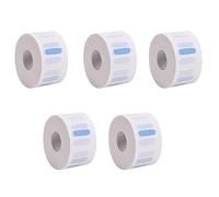 5 rotoli di strisce usa e getta per il collo del barbiere, per tagliare i capelli, salone, elastico in carta per il collo, strumento per parrucchieri