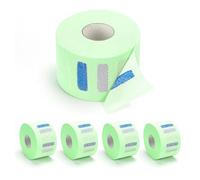 5 rotoli usa e getta da barbiere strisce di carta per collo professionali elastiche protezione per il collo accessori da barbiere regali