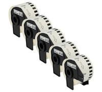 5 Rotolo etichette senza fine per Brother PT QL-820 Series QL-820NWBC