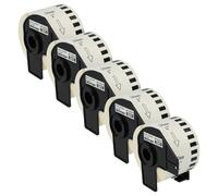 5 Rotolo etichette senza fine per Brother PT QL-820 Series QL-820NWBC