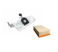 5 sacchetti filtranti Kallefornia K935 + 1 filtro K741 adatto per Kärcher NT 30/1 serie e utilizzabili per aspirapolvere 2.889-154.0 in micropile classe di polvere L