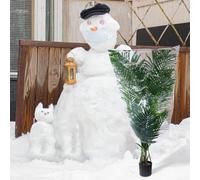 5 sacchetti in plastica trasparente per proteggere le piante dal gelo invernale e l'esposizione alla luce solare in giardini all'aperto (115 x 220 cm)