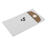 5 sacchetti in tessuto per aspirapolvere compatibili con Cleancraft dryCAT 16