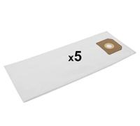 5 sacchetti in tessuto per aspirapolvere compatibili con Mirka 1230/1242 - sostituzione dell'originale 8999100211