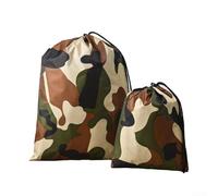 5 sacchetti organizer con coulisse per campeggio, ideali per riporre vestiti e attrezzature all'aperto
