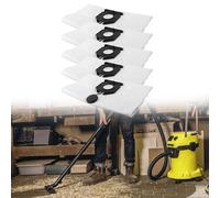 5 sacchetti per aspirapolvere compatibili con Karcher 2.889-154.0 NT 30/30L per una migliore aspirazione e controllo della polvere, materiale non tessuto