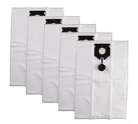5 sacchetti per aspirapolvere in tessuto non tessuto bianco per Kärcher NT 40/1 NT 50/1 Tact 2.889-155.0