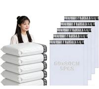 5 sacchetti per spedizioni 60 × 80 cm - Grandi buste per spedizioni opache, in plastica, autoadesive, impermeabili per vestiti, spedizione e stoccaggio