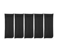 5 sacchetti portaoggetti per picchetti da campeggio, in tessuto Oxford, organizer portatile per attrezzi da esterno, borsa per il trasporto di attrezzi da campeggio (nero)