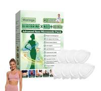 5 Scatole Moringa Berberina X Nad Cerotti, Beberine 10 in 1 Cerottis Dimagranti, Cerotti Dimagranti con Microneedle Nano, Ingredienti Naturali, Facile da Usare, Invisibile Sotto i Vestiti (1 Scatole)