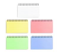 5 Schede, Blocco Di Studio, Flashcard Per La Revisione, Taccuino Scrivibile, Verbali Delle Riunioni
