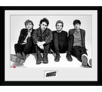 5 Seconds Of Summer: Sitting (Stampa In Cornice 30X40Cm) NUOVO