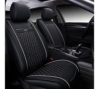 5 Sedile Cuoio Dell'unità Elaborazione Copertura Sede Dell'automobile Per Kia Per Sportage Per Ceed Per Rio Per Niro Per Stinger Per Optima Per Anima Per Forte Protezione Sedile(Black white no pillow)