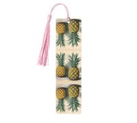 5 segnalibri con stampa ananas, graziosi segnalibri in legno per uomini e donne, unico segnalibro per lettura, regalo ideale