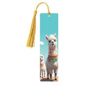 5 segnalibri in legno per uomini e donne, graziosi segnalibri in legno con lama unici fatti a mano con nappa, per amanti dei libri, regalo di compleanno per insegnanti