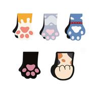 5 Segnalibri Magnetici In PVC Zampe Del Gattino Pagina Del Libro Clip Regalo Premuroso Per Amanti Dei Libri Insegnante Lettore Segnalibri Per I Bambini