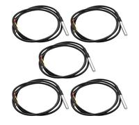 5 sensori di temperatura DS18B20, cavo da 1 m, impermeabile e preciso, precisione ± 0,5 °C, compatibile con Arduino, per Raspberry Pi & Shelly, sensore di temperatura per progetti hobby e