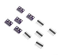 5 sensori digitali di temperatura e umidità per BME280 con misurazione della pressione, I2C e per interfaccia SPI, da -40 a 85 gradi Celsius, per Arduino e progetti elettronici fai da te, viola (3,3 V