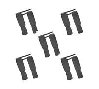 5 set 1 paio di parastinchi per arti marziali miste, protezione elastica per allenamento, nero e M