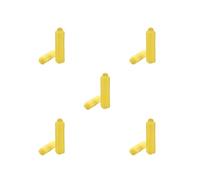 5 set 1 set di bigodini per capelli, pettine, coda di spillo, bigodini in spugna, per risparmiare tempo, 1,5 x 7 cm, 14 pezzi