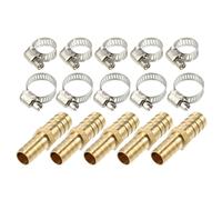 5 Set 12-14mm Raccordi per Tubi Flessibili con Morsetti