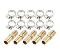 5 Set 14-16mm Raccordi per Tubi Flessibili con Morsetti