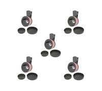 5 set 2-in-1 Obiettivo della fotocamera del telefono Macro/grandangolare Clip Carry Pouch Rose Gold 50x50x35mm