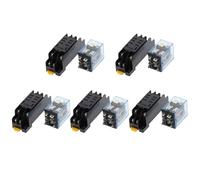 5 set 220 V 10 A bobina relè di potenza DPDT LY2NJ HH62P HHC68A-2Z con base presa(AC 24V)